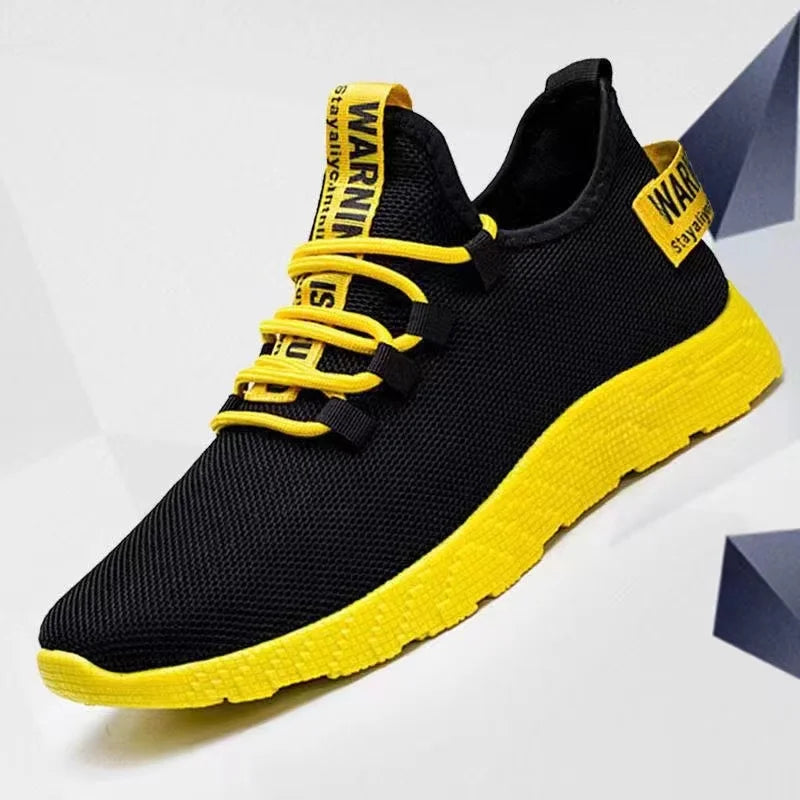 Men's Casual Lightweight Mesh Sports Shoes - Summer Outdoor Breathable Comfort Running Shoes