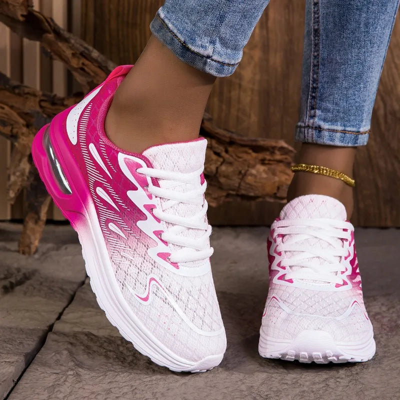 YRZL Women's Sneakers - Breathable Lightweight Running Shoes, Non-Slip Wear-Resistant Comfortable Walking Shoes
