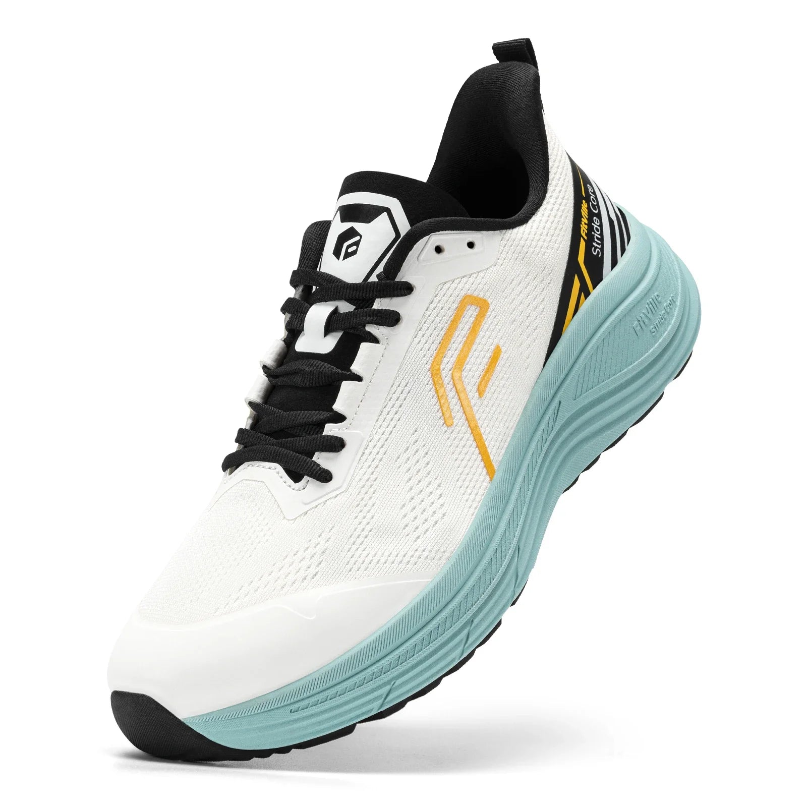 Fitville Men's Soft Running Shoes Wide Design Athletic Walking Trainers Lightweight Comfortable Sport Sneakers for Swollen Feet