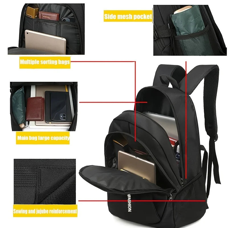 Men's Oxford Waterproof Business Backpack