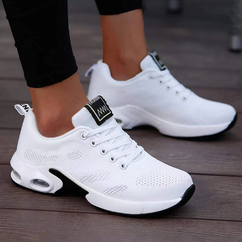 Women Platform Casual Sneakers Shoes Mesh Breathable Running Shoes Chunky Summer Sports Tennis Shoes 2024 Luxury Vulcanize Shoes