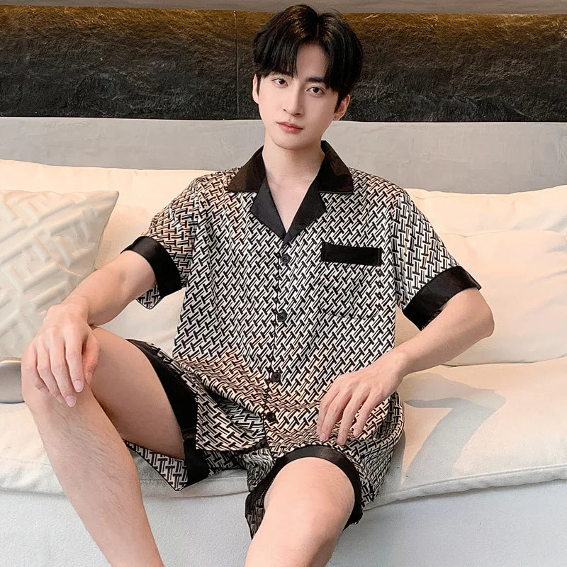 Silky Sleep Outfits for Men