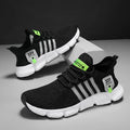 Breathable Mesh Men's Shoes Trendy Lightweight Walking Flats Plus Size Male Tennis Sneakers Outdoor Running Fitness Shoes 2024