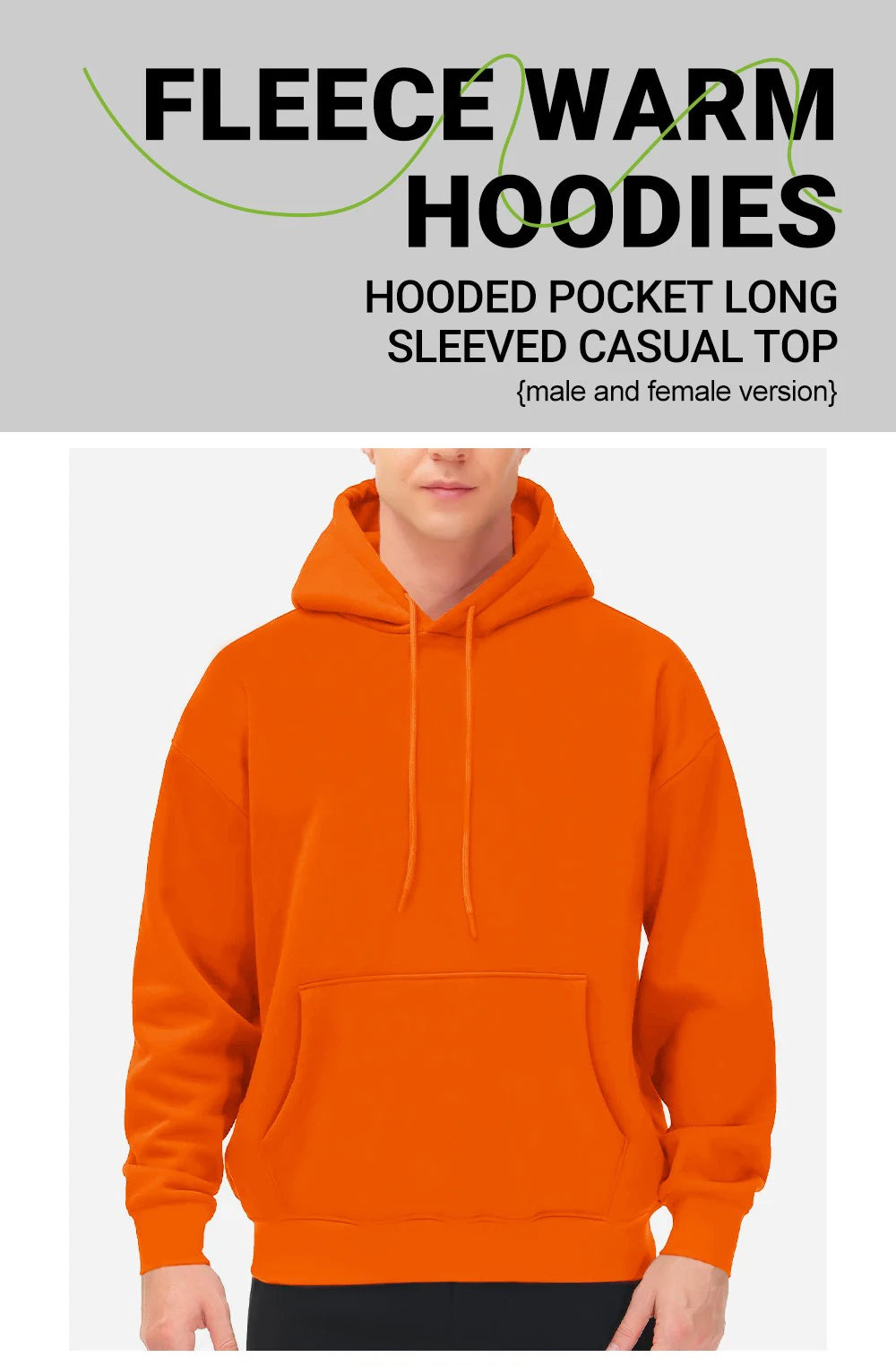 Solid Hoodies Suit Men