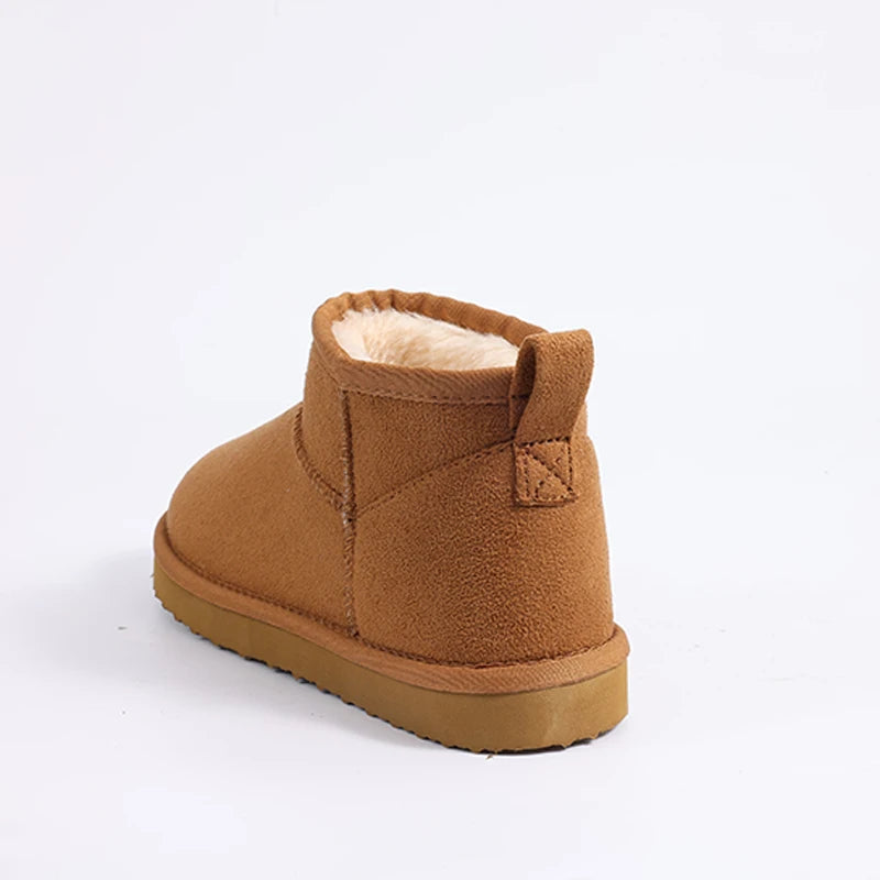 Litfun Women Winter Snow Boots Classic Fur Plush Ankle Snow Boots Brand Outdoor Antiskid Short Boot Warm Fuzzy Home Cotton Shoes