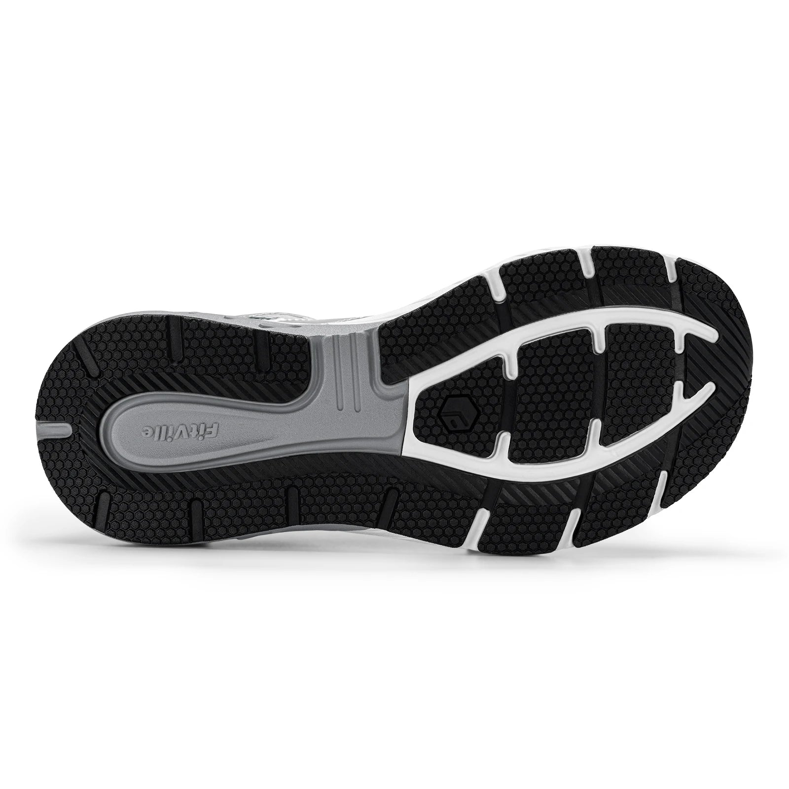 Fittington Men's Walking Shoes Extra Wide Comfort Sneakers Non Slip Trainers Man Shoes With Arch Support For Flat Feet Plantar