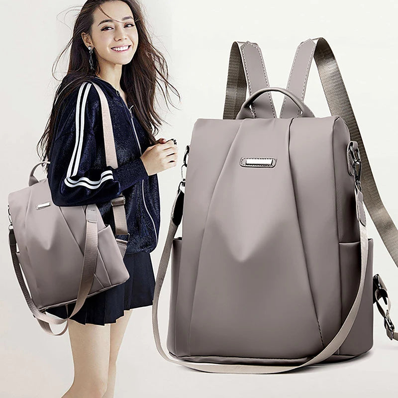 New Fashion Large-capacity Anti-theft Nylon Backpack Lightweight