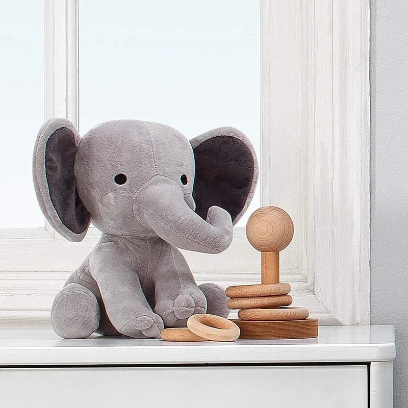 25cm Gray Elephant Stuffed