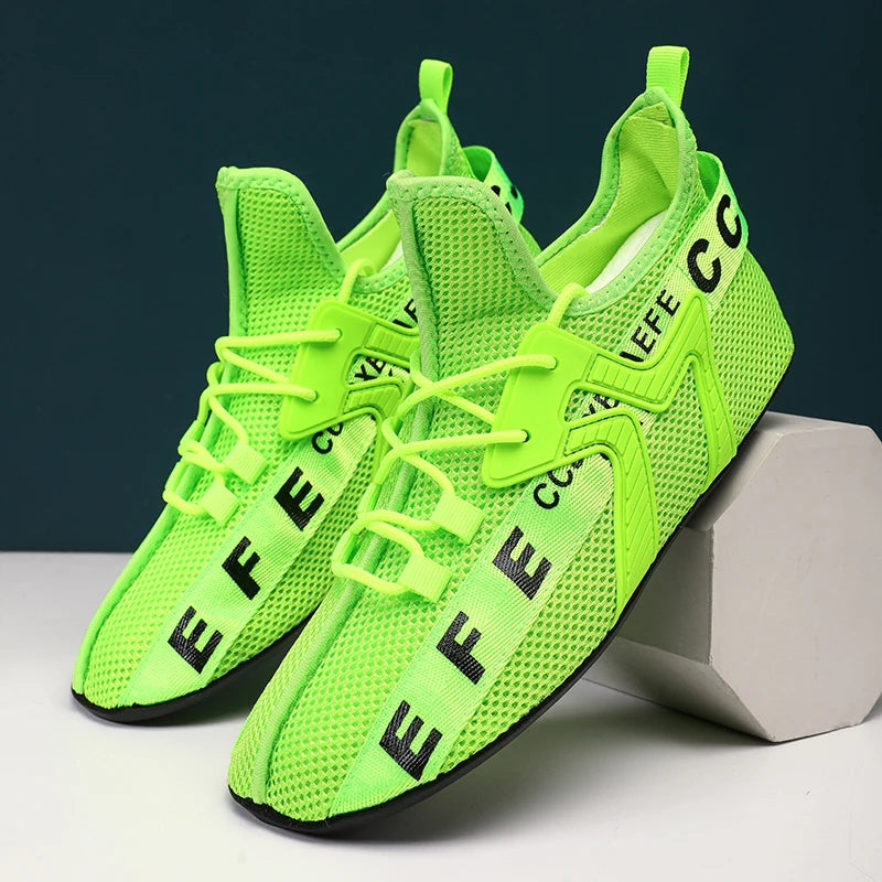 Mesh Men's Shoes Fashion Summer Breathable Sports Shoe Men's Sneakers Lightweight Walking Casual Tennis Shoe