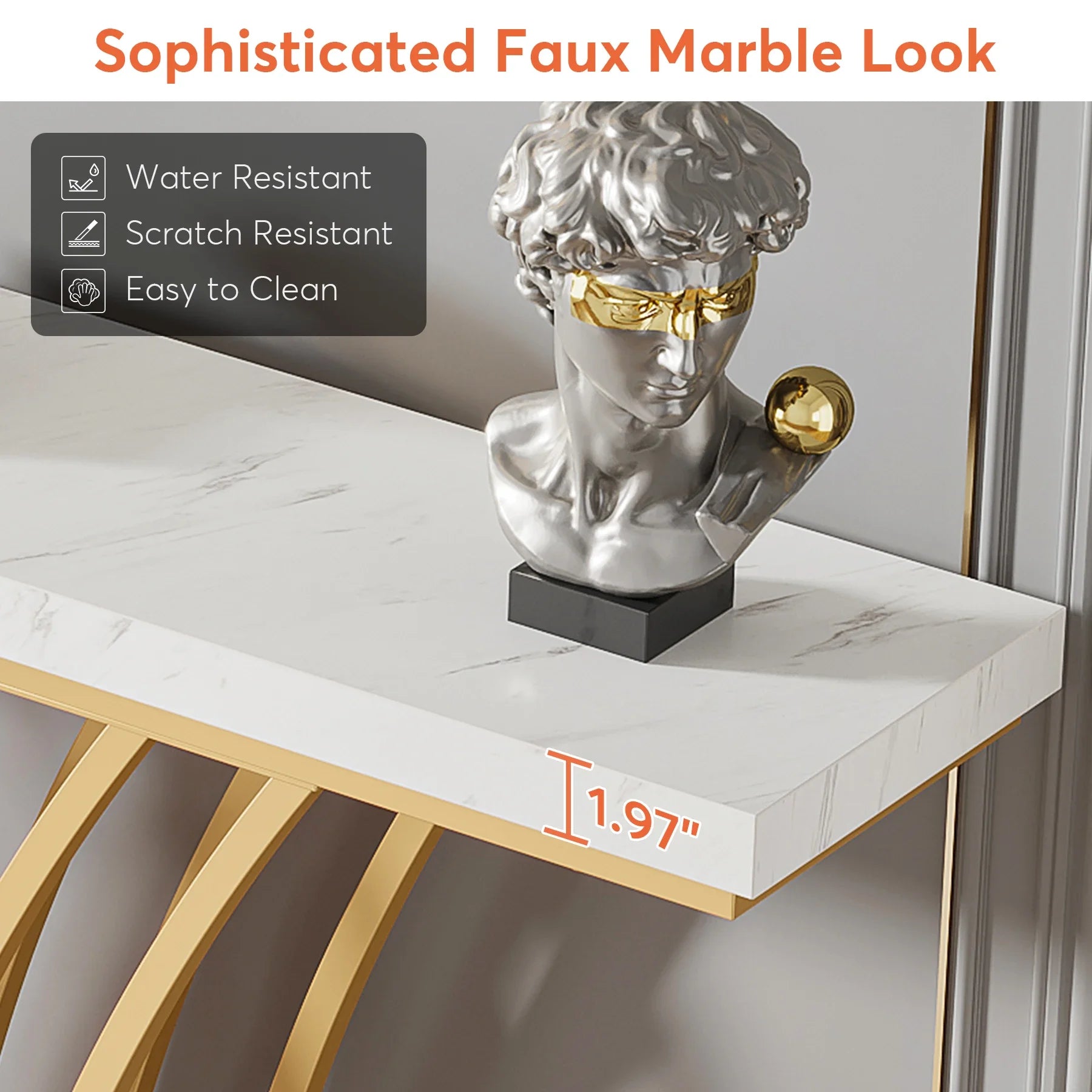 Tribesigns 59 inch Gold