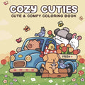 Cozy  Cuties Cute & Comfy Coloring Book For Adults Cute Drawing Book Perfect Gift for Party and Birthday
