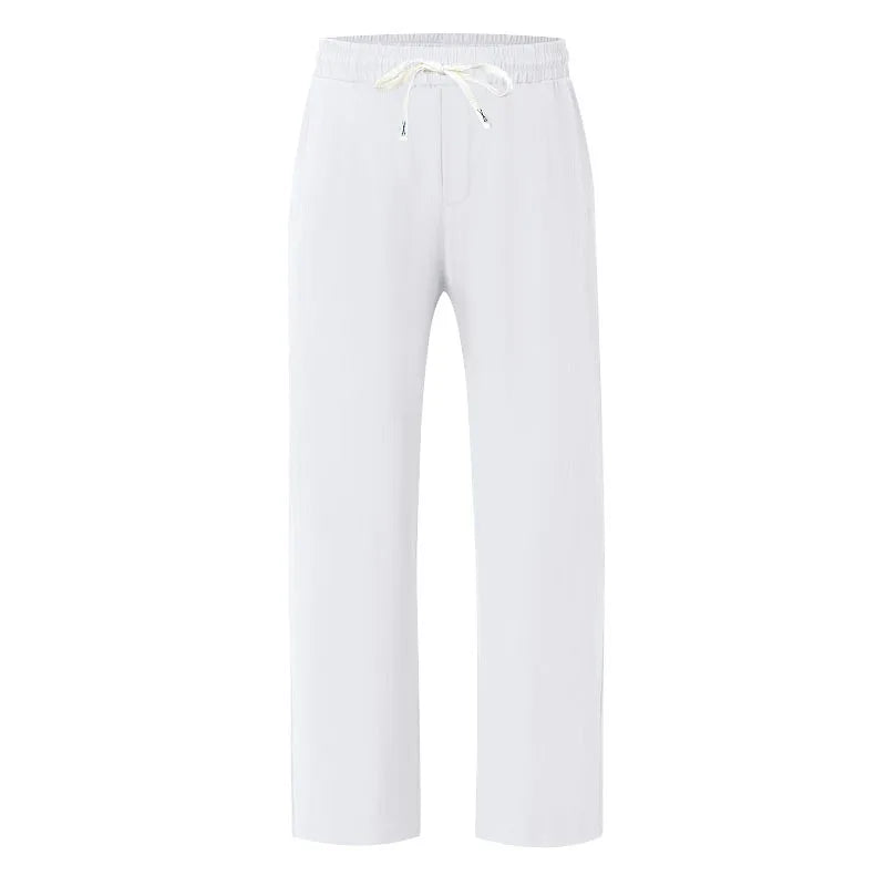 Linen Wide Leg Trousers — Summer Collection