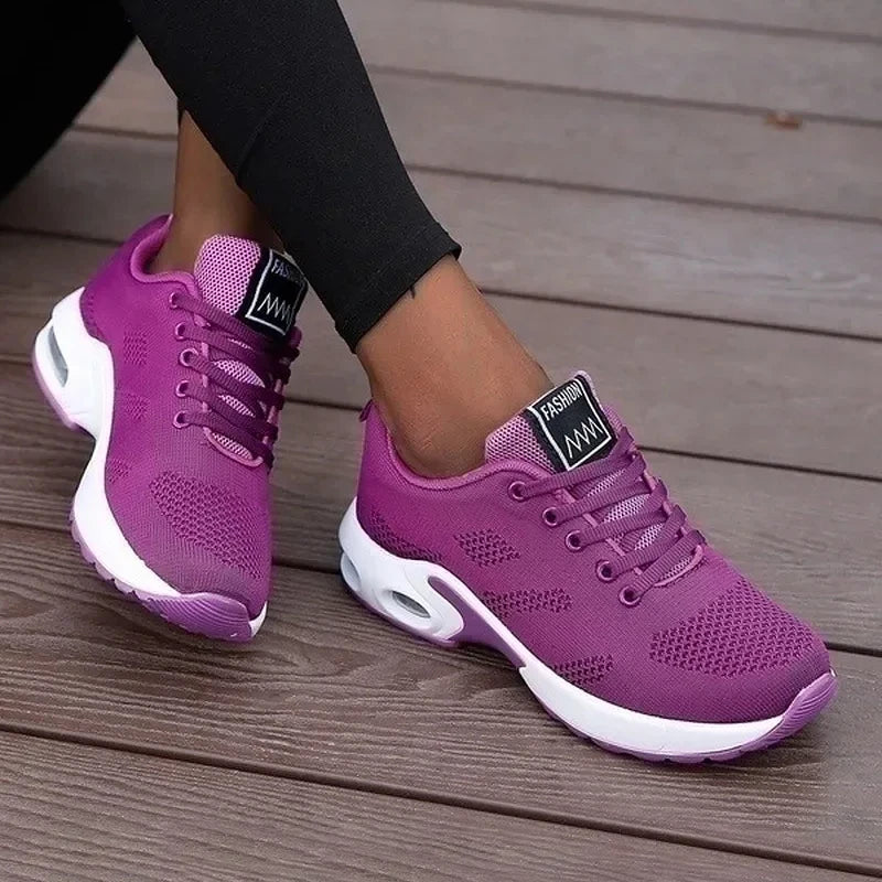 Women Platform Casual Sneakers Shoes Mesh Breathable Running Shoes Chunky Summer Sports Tennis Shoes 2024 Luxury Vulcanize Shoes