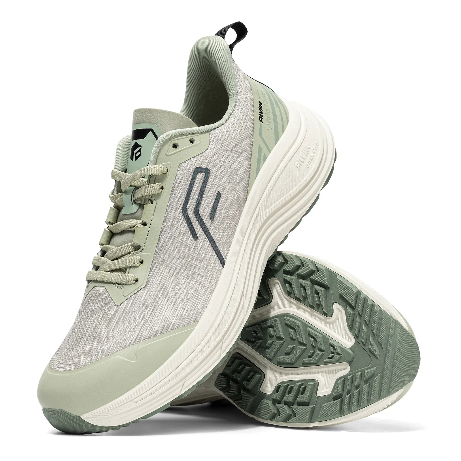 Fitville Men's Soft Running Shoes Wide Design Athletic Walking Trainers Lightweight Comfortable Sport Sneakers for Swollen Feet