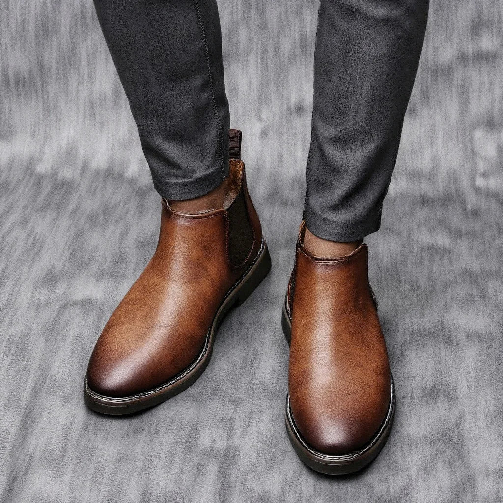 Men Boots Retro Brand