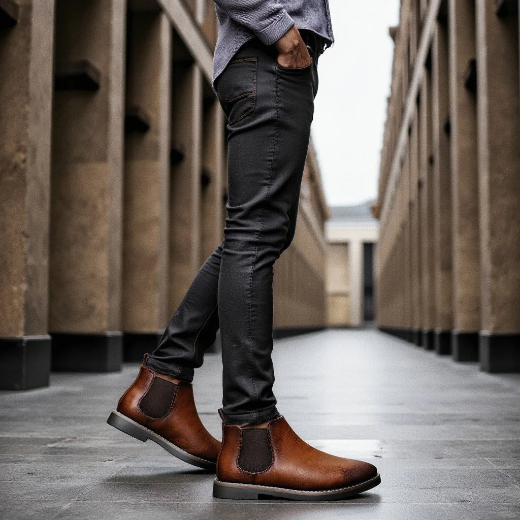 Men Boots Retro Brand
