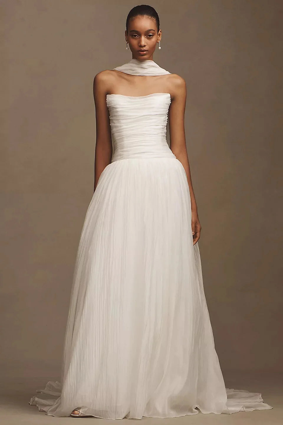 Custom Made Pleat Strapless