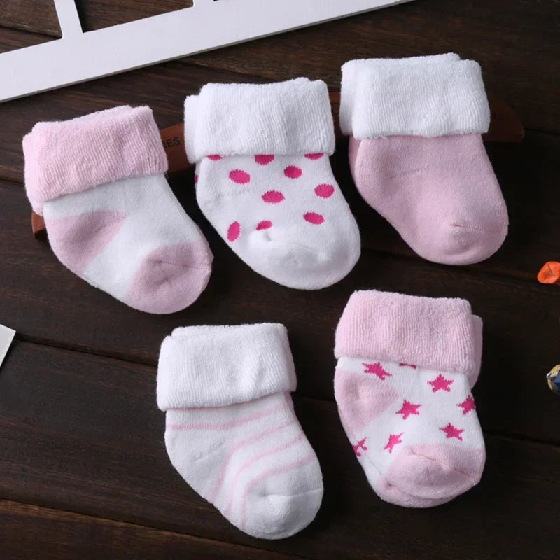 5Pairs/lot unisex Non-Skid Baby
