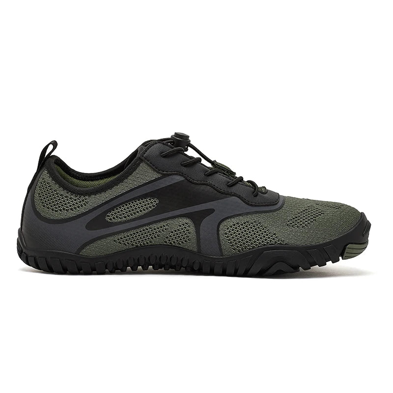 HOBIBEAR Men Women Barefoot Sneakers Wide Toe Elastic Band Beach Walking Shoes Mesh Breathable Running Sneakers