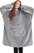 Wearable Blanket Hoodie Oversized Sherpa Hooded as Birthday Gifts