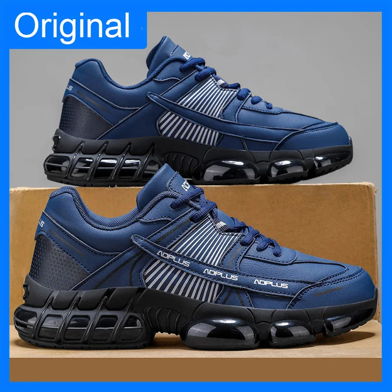 Men's Sports Shoes Light Anti-Slip Rebound Flat Bottom Outdoor Walking Leisure Shoes Autumn Fashion Versatile Running Shoes