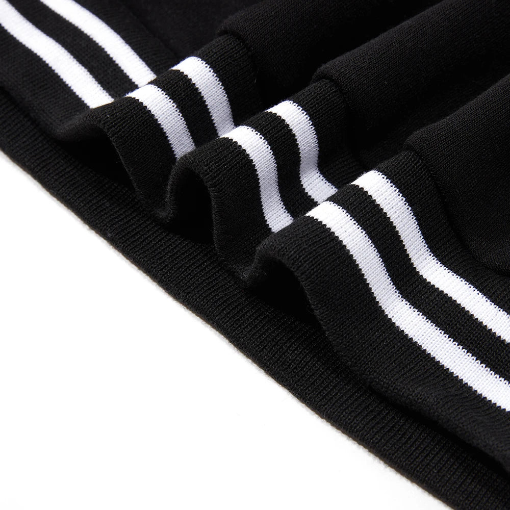 Black White Jacket Coats 5XL Loose Oversized Casual Wear for Men and Women - Baseball Street Coat, Warm Fleece Jackets