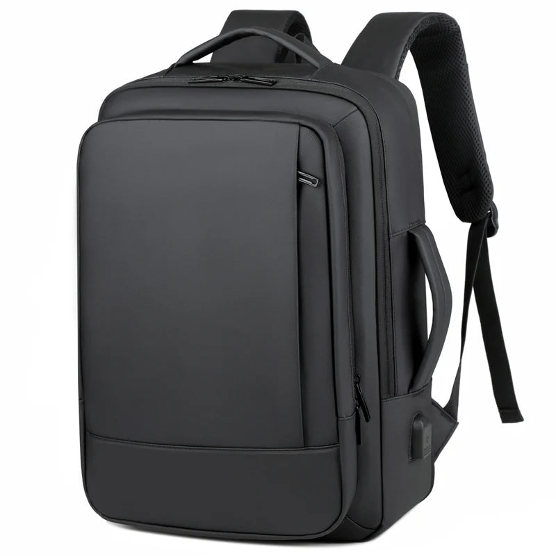 Rilibegan Men Travel Backpack Expand Oxford Big Capacity USB Charge