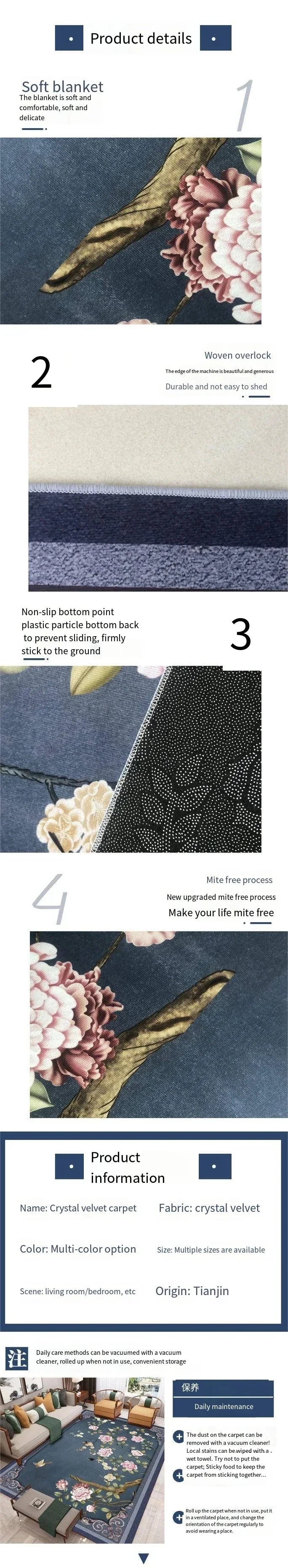 Modern Luxury Aisle Walkway Carpet Hallway Passageway Decor Area Rug Corridor Long Runner Doorway Floor Mat Non-slip tapis salon