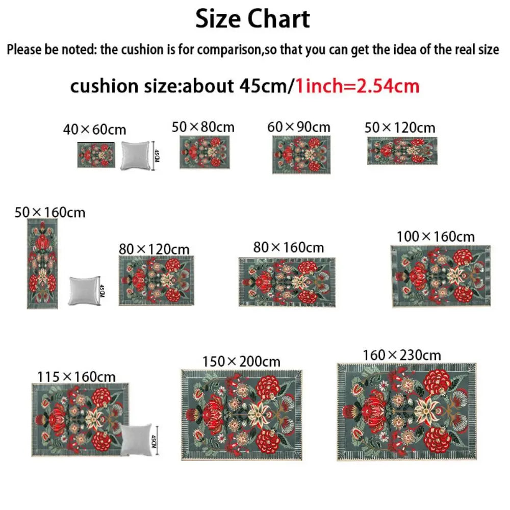 VIKAMA Nordic Luxury Area Rugs, Living Room Coffee Table Mats, Bedroom Side Cushions, Entrance Floor Mats, Home Decorations