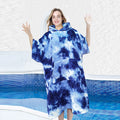 Surf Poncho Towel Microfiber Fabric Microfiber Beach Blanket Tie-Dry