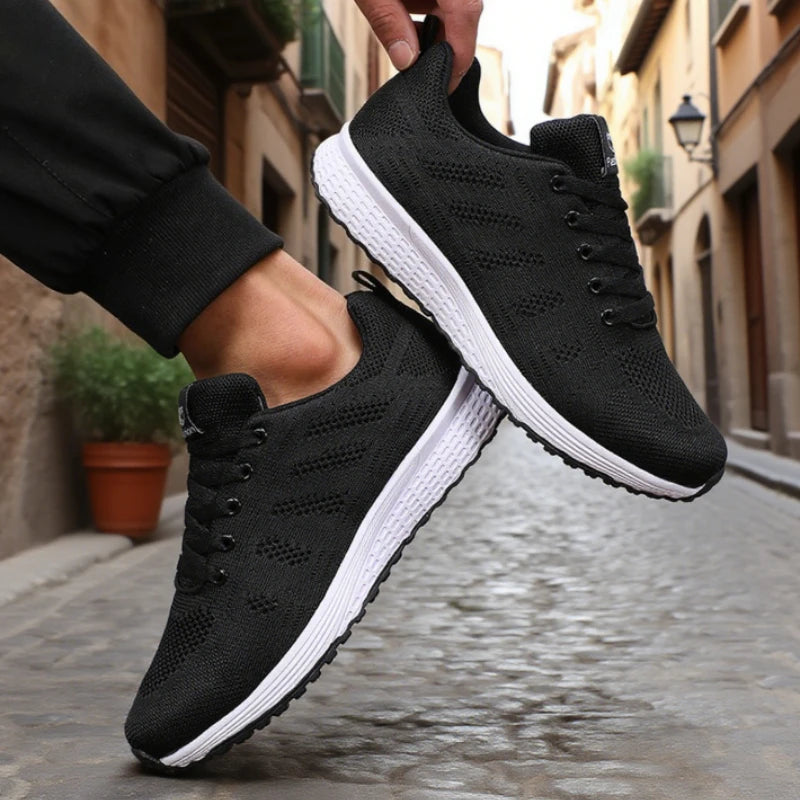 Best Seller Men's Casual Shoes Breathable Fashion Ultra Lightweight Running Sneakers Comfortable Tennis Lace Up Men's Shoes