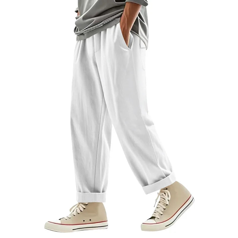 Linen Wide Leg Trousers — Summer Collection