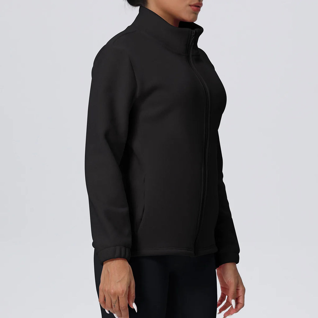 Women's Fitness Long Sleeve Sport Jacket Workout Coat Gym Training Outdoor Recreation Yoga Sportswear