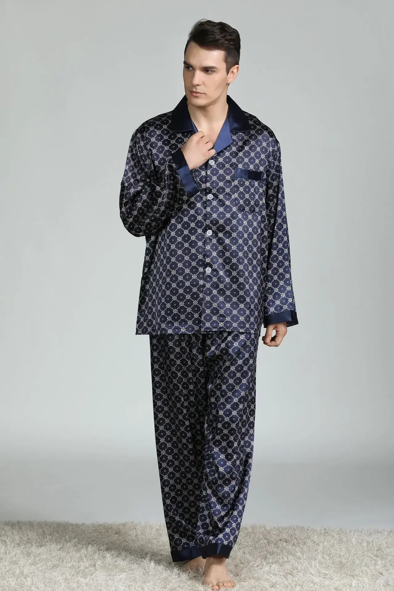 Silky Sleep Outfits for Men