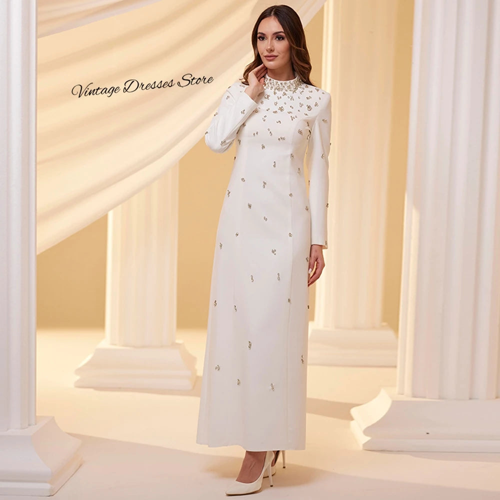 Simple Jersey Evening Dress