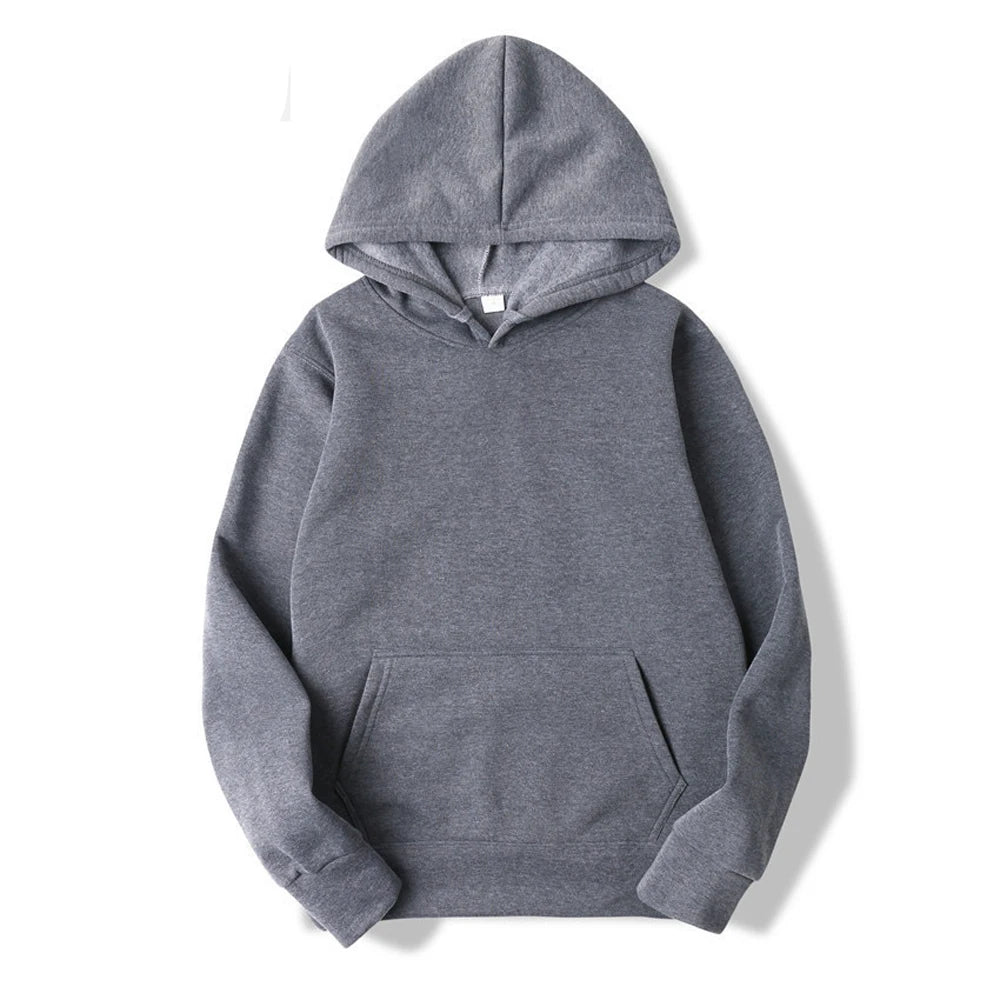 Men's & Women's Casual Oversized Hoodie Sweatshirt - Black