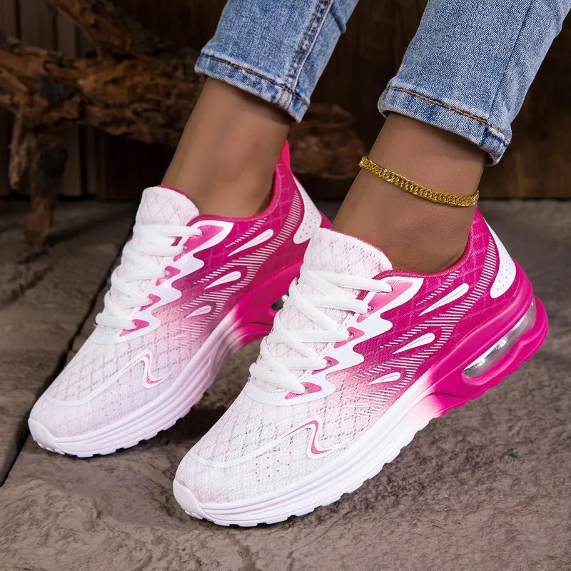 YRZL Women's Sneakers - Breathable Lightweight Running Shoes, Non-Slip Wear-Resistant Comfortable Walking Shoes