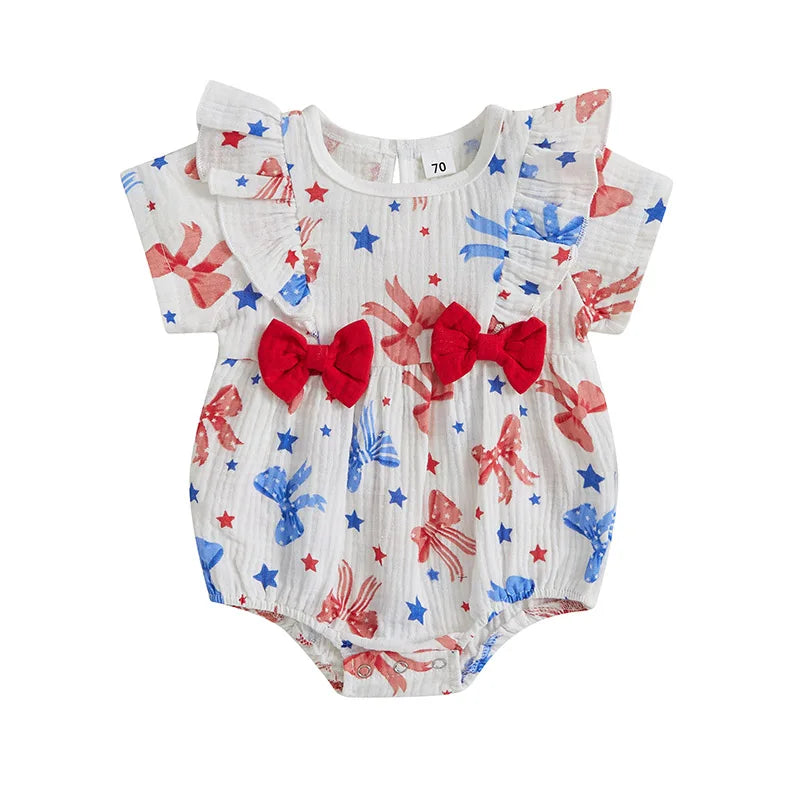Toddler Girls Sleeveless Rompers