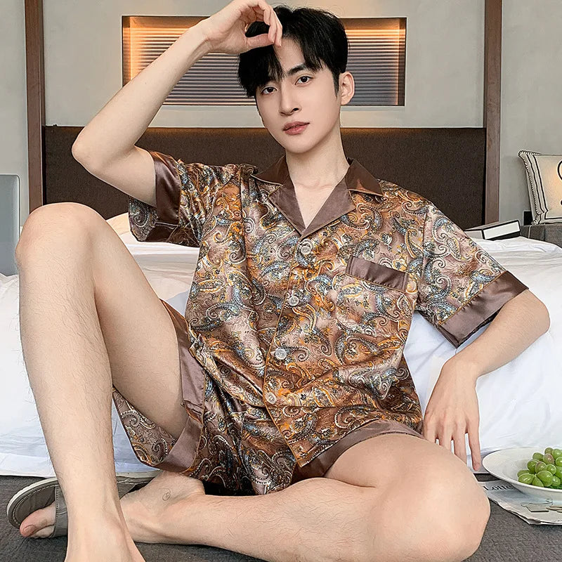 Silky Sleep Outfits for Men