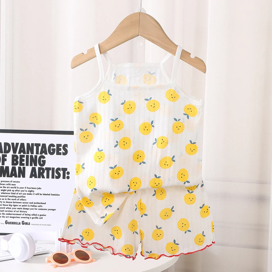 2025 Girl Ruffles Sleepwear