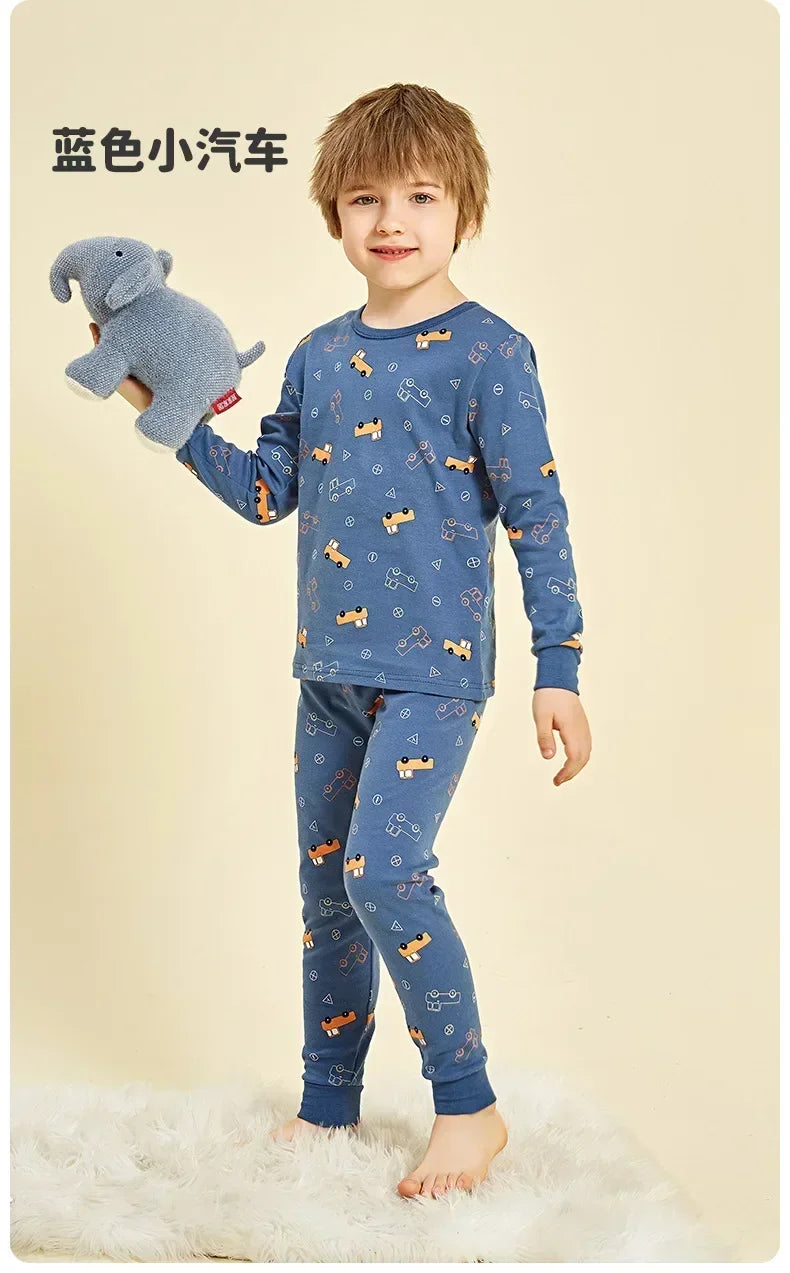 Kids Pajamas for Boys 2 3 4 5 6 7 8 9 10 11 12 13 14 Years Cotton Sleepwear Set Dinosaur Pyjamas Green Children Pijamas Clothing