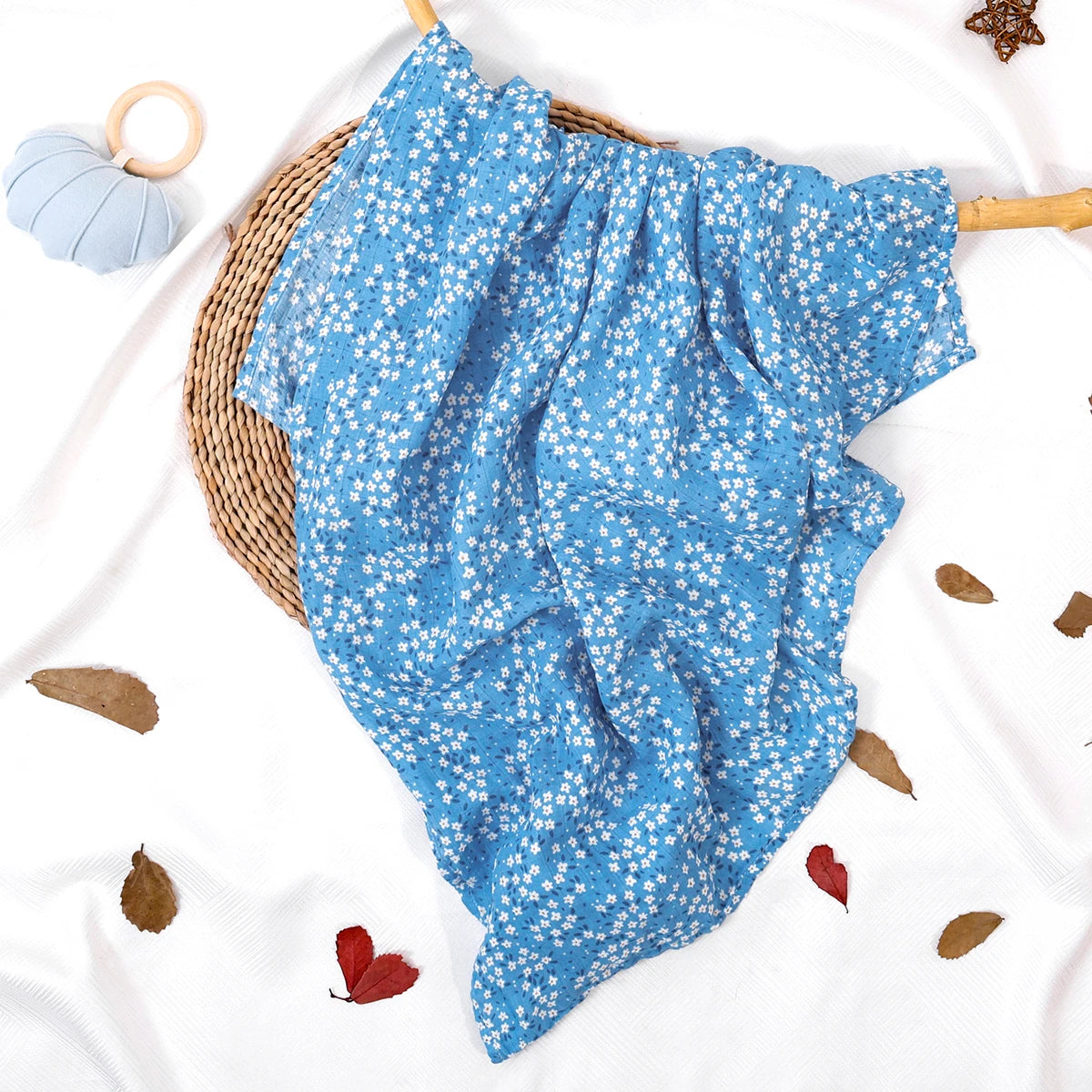 120*110CM Baby Muslin Blanket Super Soft Baby Wrap For Newborn