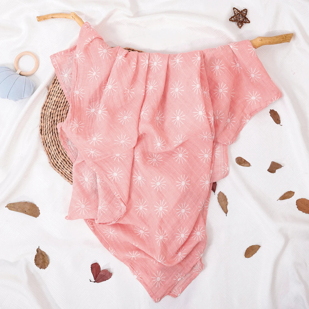 120*110CM Baby Muslin Blanket Super Soft Baby Wrap For Newborn