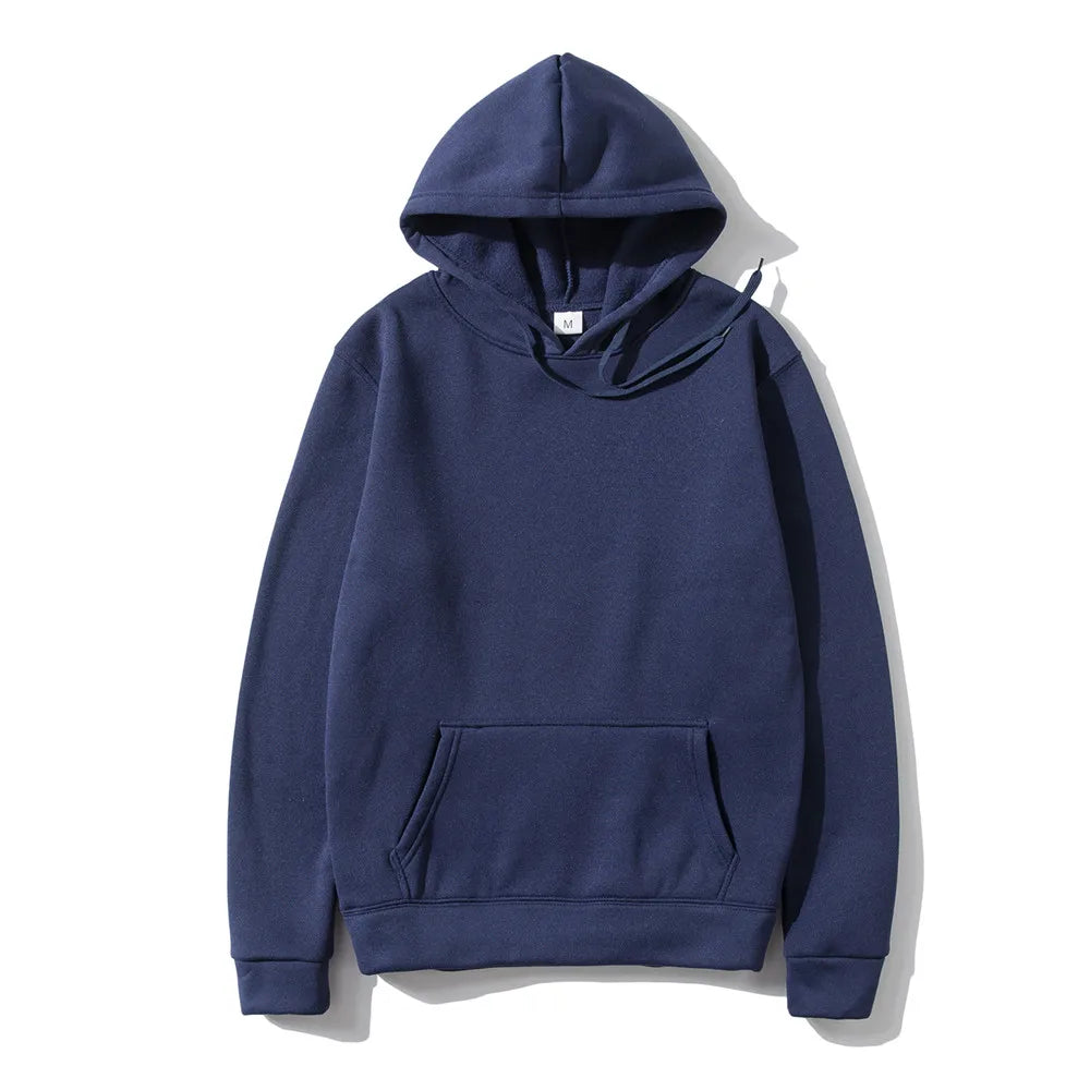 Men's Hoodies Women's Pullover Spring Autumn Casual Hoodie Sweatshirts Solid Color Hoodies Oversize Black Sweatshirt For Male