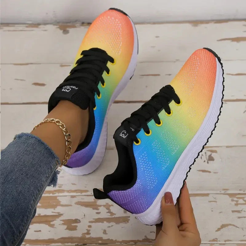Running Shoes for Women - Breathable Casual Sneakers - Luxury Brand Sport Shoes - Summer Fashion Light Basketball Tennis Walking Shoes