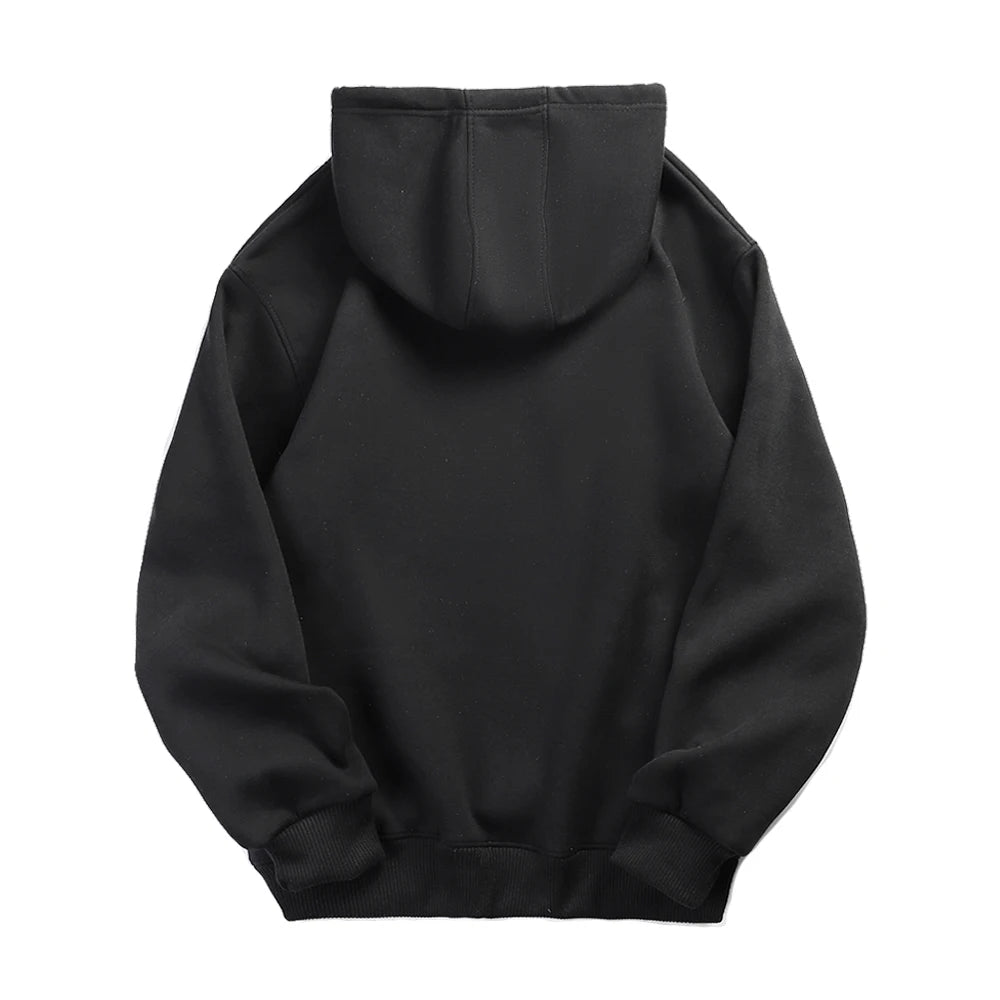Men's & Women's Casual Oversized Hoodie Sweatshirt - Black