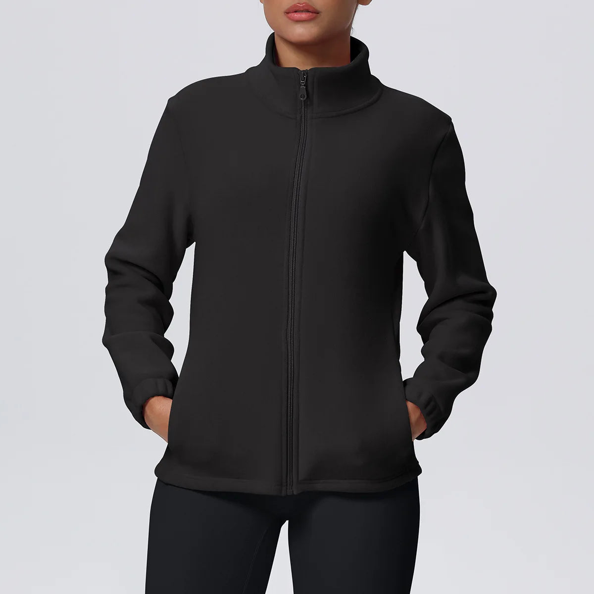 Women's Fitness Long Sleeve Sport Jacket Workout Coat Gym Training Outdoor Recreation Yoga Sportswear