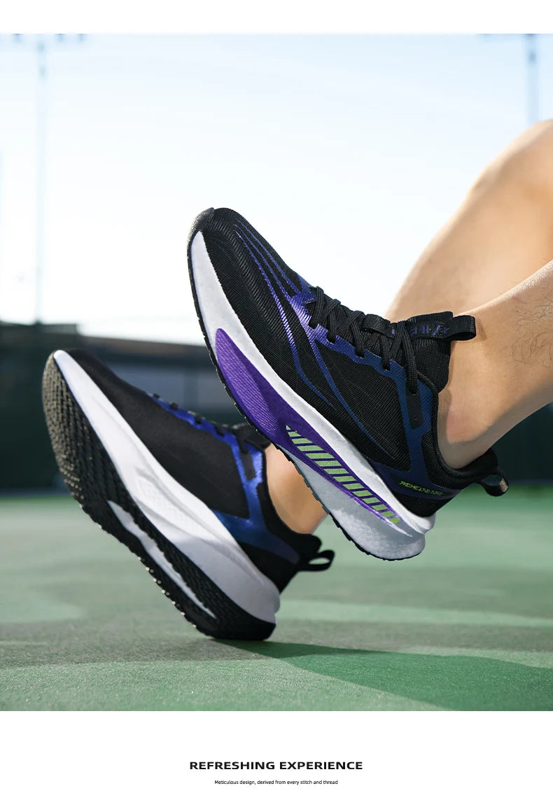 Specialty Men Running Shoes Carbon Board Sports Breathable Lightweight Women's Comfortable Athletic Nonskid Marathon Sneakers