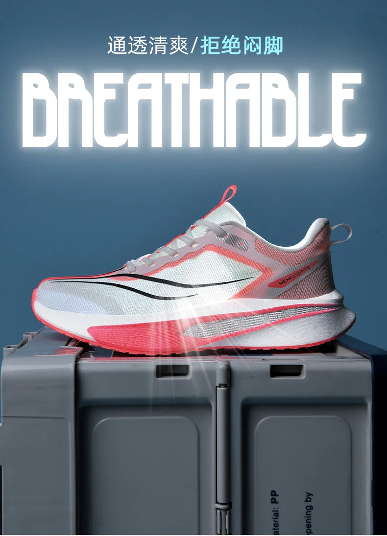 Specialty Men Running Shoes Carbon Board Sports Breathable Lightweight Women's Comfortable Athletic Nonskid Marathon Sneakers