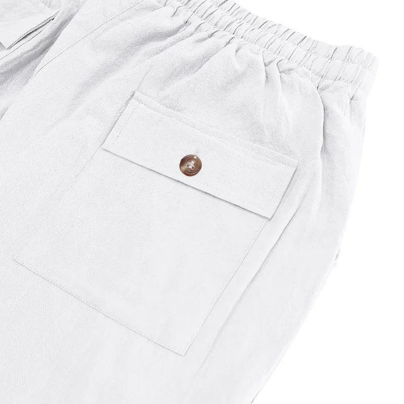 Linen Wide Leg Trousers — Summer Collection